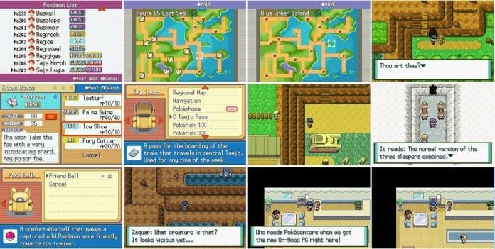 Pokemon normal rom hack download - screenshots