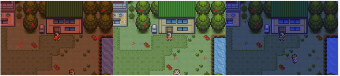 Pokemon Liquid Crystal 2 Pokemon liquid crystal day and night