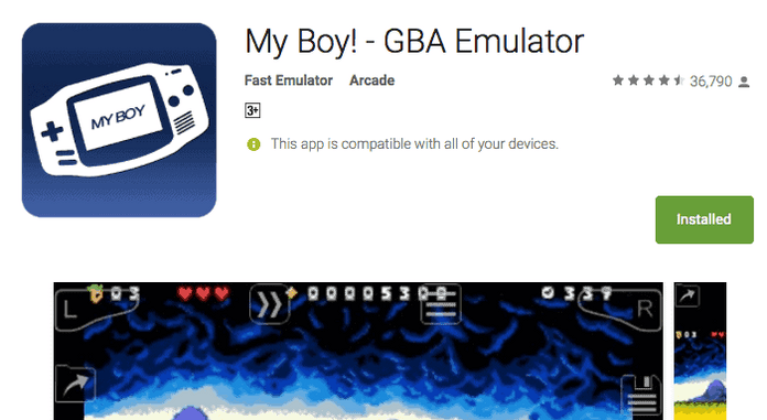 My Boy! APK - GBA Emulator v1.0.8 Download (Latest Version)