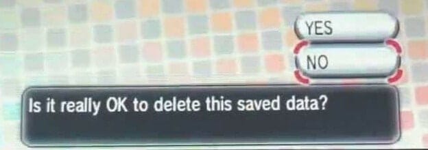 Pokemon xy restart game delete saved data
