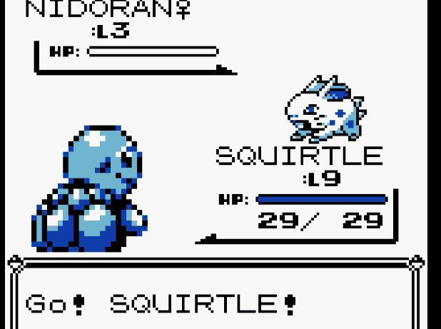 Pokemon blue enemy fainted