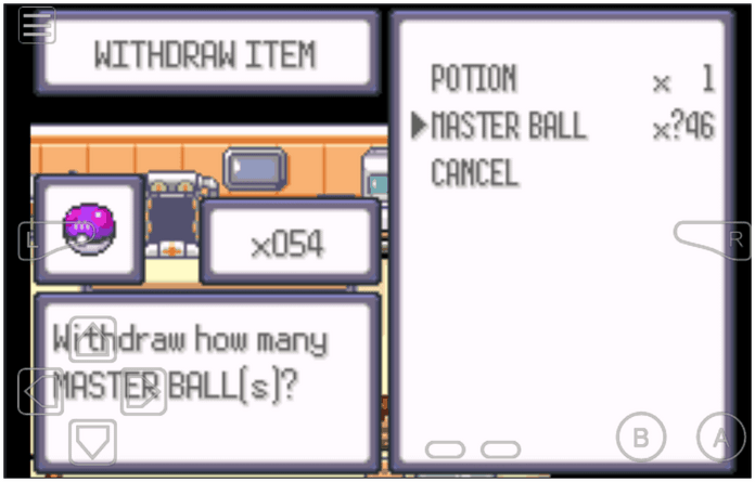 Cheat type not supported for Pokémon Emerald Master code? : r
