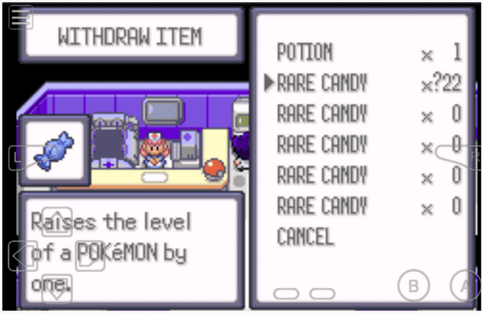 Pokemon mega power rare candy