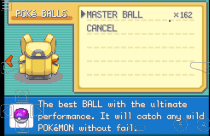 Pokemon dark rising 2 master ball cheat