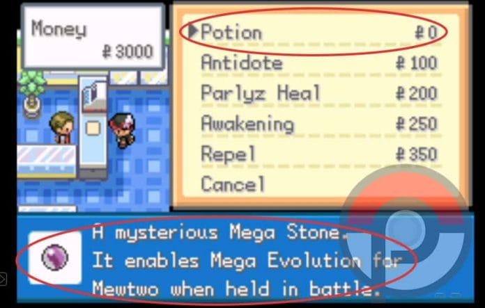 Pokemon gaia v3 mega stone cheat