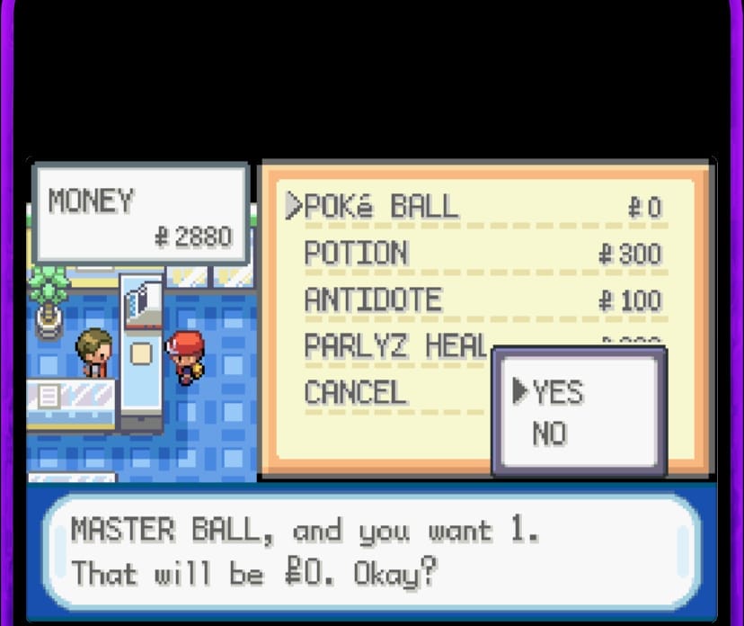 Pokemon Fire Red Cheats - Gameshark Codes, Game Boy Advance