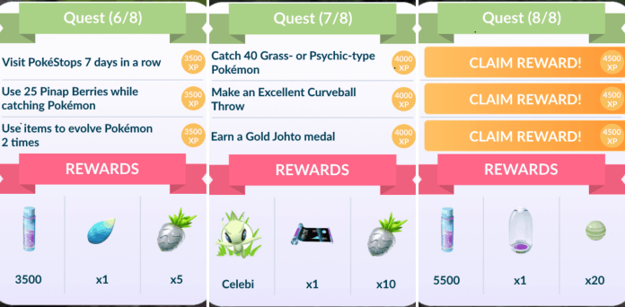 Pokémon go celebi quest guide 5