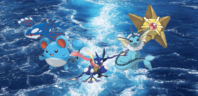 Water Pokémon weakness, resistance, and strength
