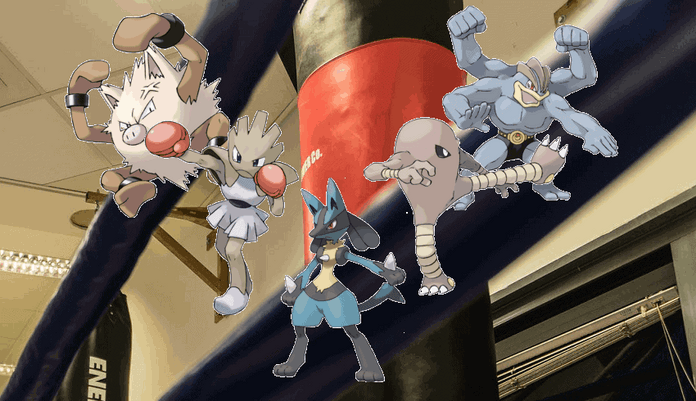 Ultimate fighters by Pokemon Type