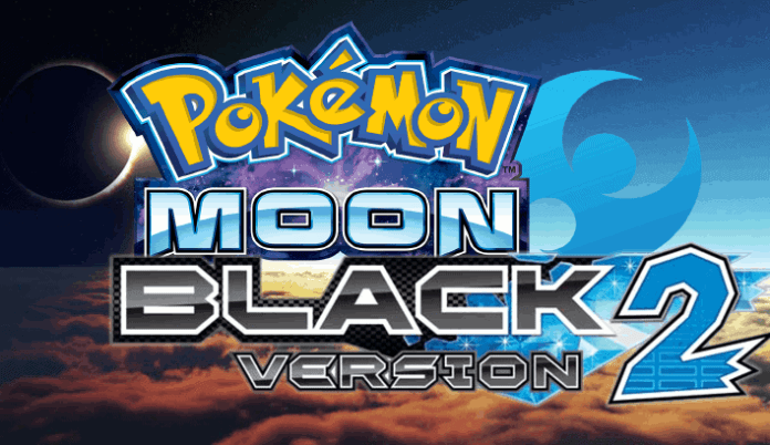 Pokemon moon black 2 logo