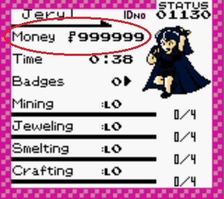 Pokemon prism money cheat