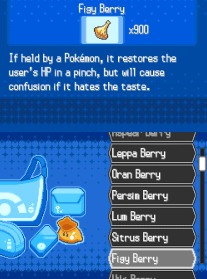 Pokemon white all berries cheat