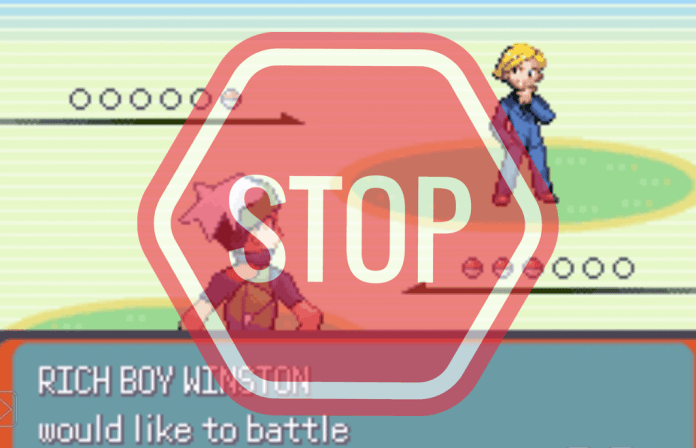 Stop using catch/steal trainer's pokemon cheat