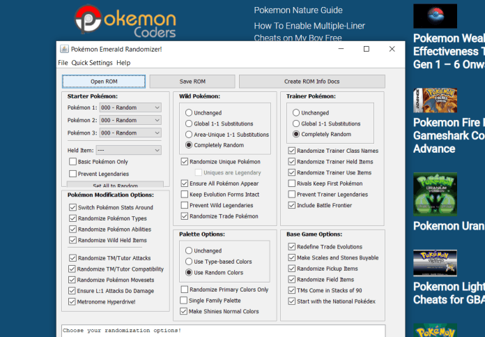 How to download a Pokemon randomizer (Android only) 