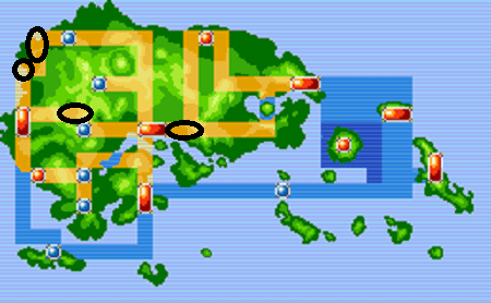 Pokemon emerald legendary locations