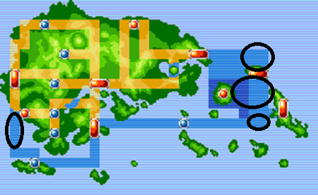 Pokemon Theta Emerald EX Pokemon Locations