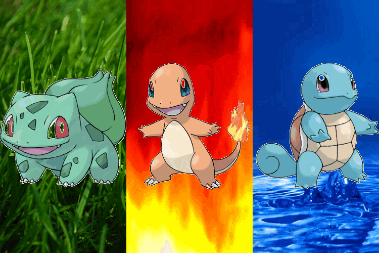 Firered leafgreen starters