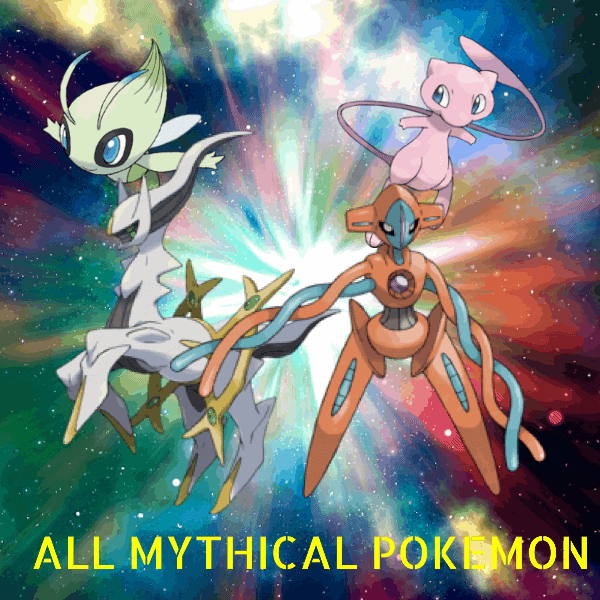 All mythical pokemon