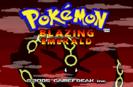 Pokemon blazing emerald