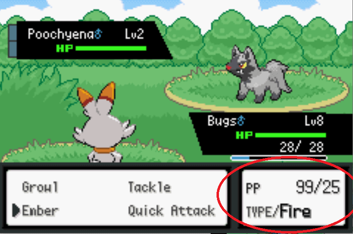 Unlimited pp last firered cheat