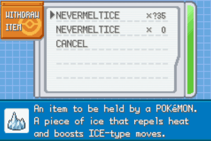 Unli misc items pokemon nameless version cheat