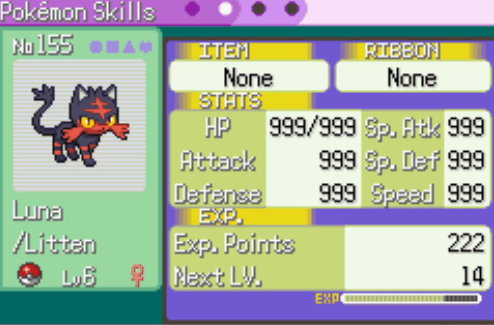 Max stats pokemon moon emerald cheat