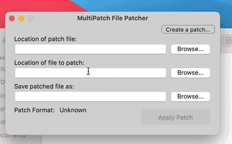 Step 1 how to patch rom hacks on mac using multipatch