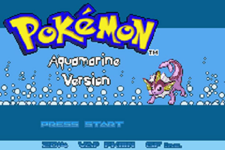 Pokemon Mega Evolution Aquamarine Gba Game - Colaboratory