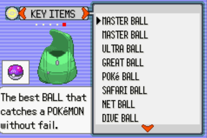 Unlimited types of poke balls pokemon cosmic emerald cheat