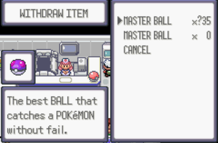 Pokemon Cosmic Emerald Cheats 7 Unlimited master balls pokemon cosmic emerald cheat