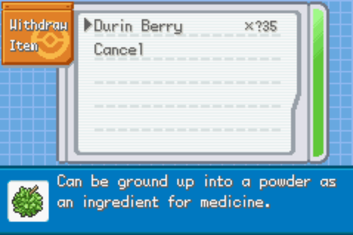 Unlimited berries pokemon dreams cheat