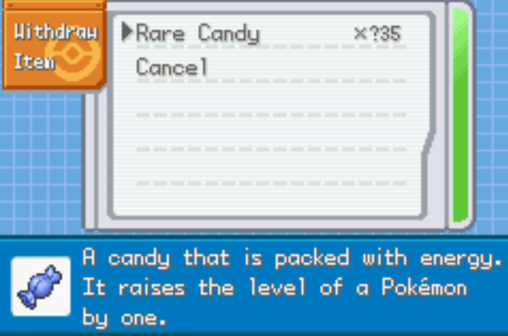 Pokemon Dreams Cheats 7 Unlimited rare candies pokemon dreams cheat