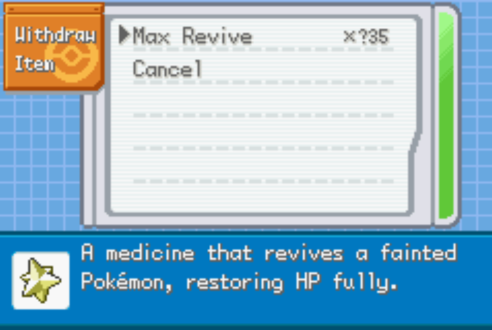 Unlimited healing items pokemon dreams cheat