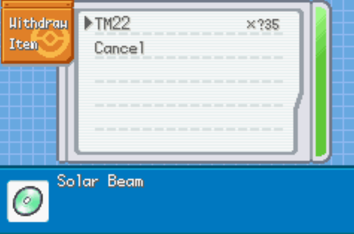 Pokemon Dreams Cheats 9 Unlimited tm/hm pokemon dreams cheat
