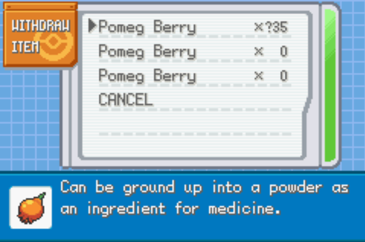 Unlimited berries pokemon kanlara ultimate cheat