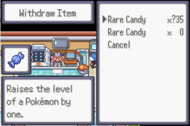 Unlimited rare candies pokemon darkfire cheat