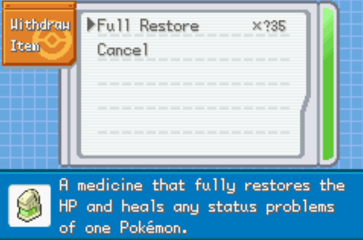 Pokemon saiph 2 healing item cheats