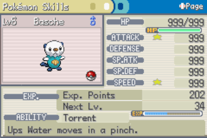 Pokemon Kanto Black Cheats 11 Kantoblack208stats