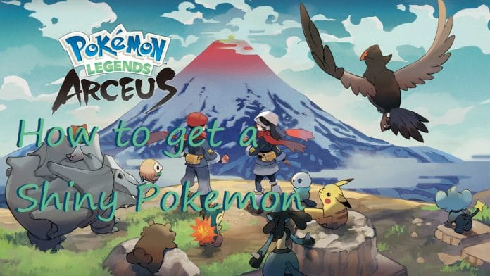 Find shiny pokemon in pokemon legends: arceus