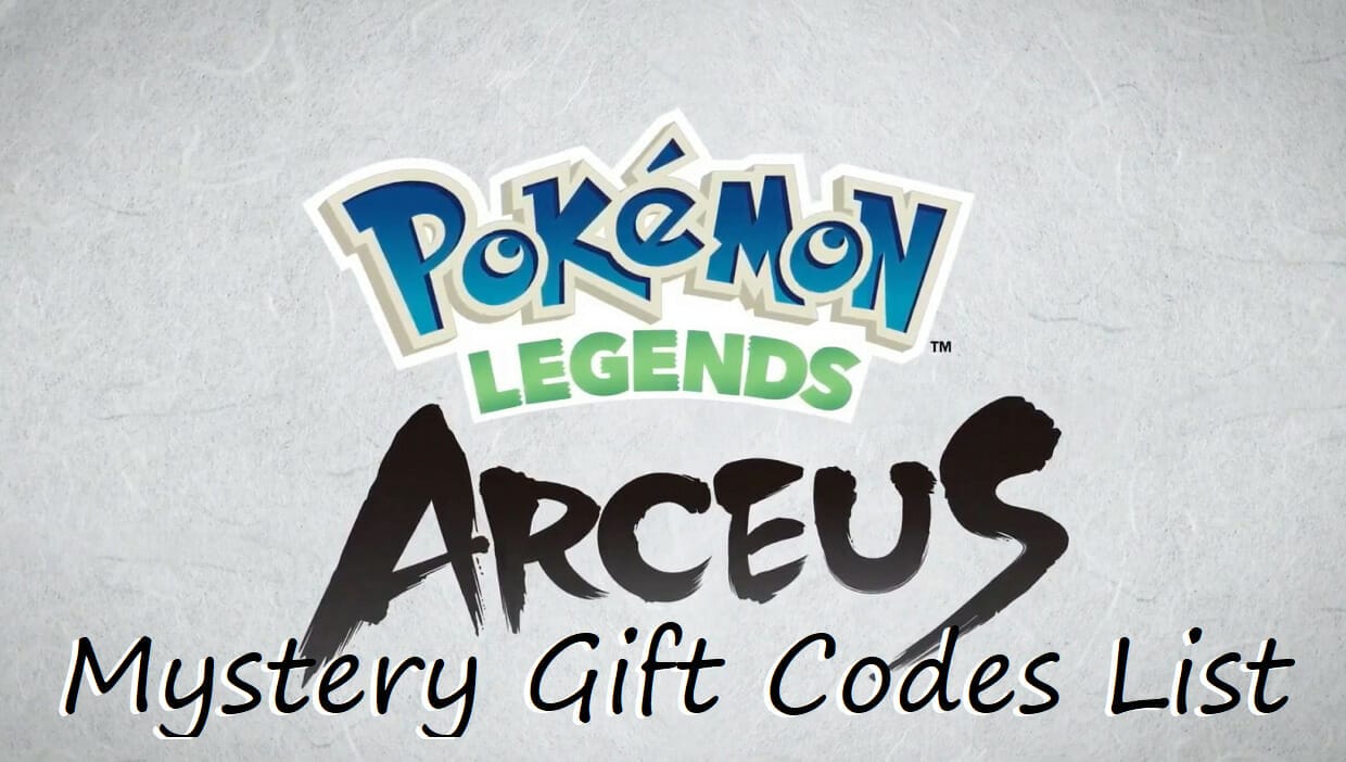 Pokemon Legends Arceus Mystery Gift Guide