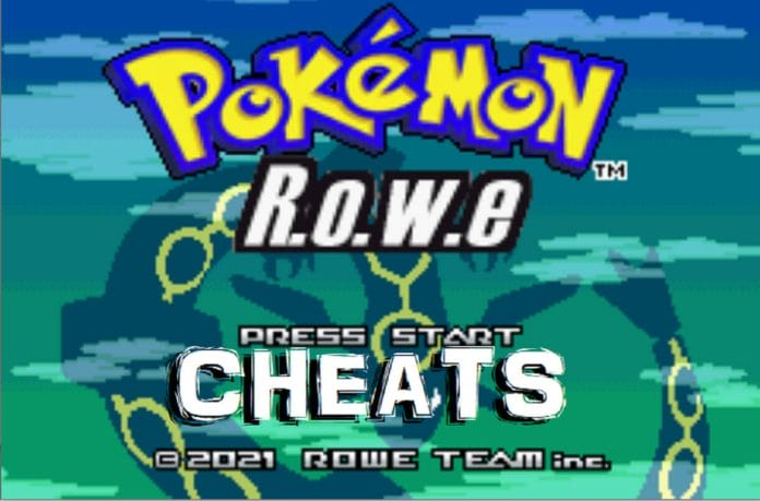 Pokemon rowe cheats