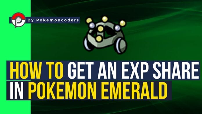 Exp share in pokemon emerald