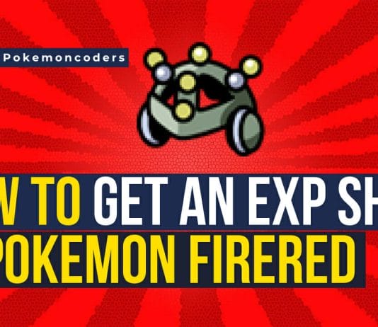 How to get exp share in pokemon firered