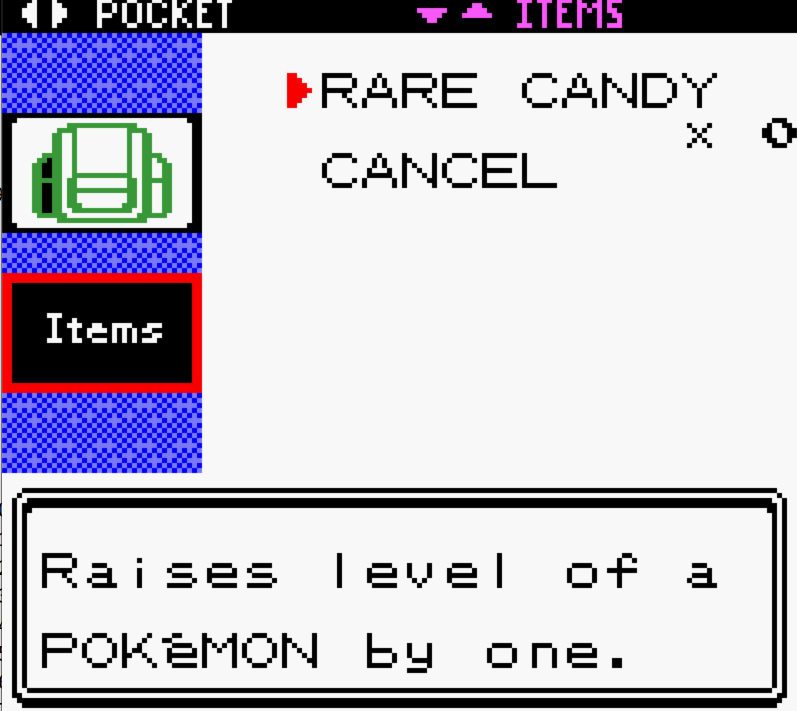 Pokemon Perfect Crystal Cheats 2 This image has an empty alt attribute; its file name is perfectcrystalrarecandy. Png