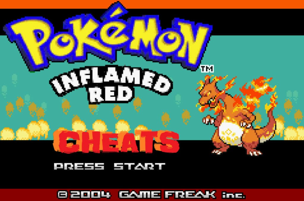 Pokemon inflamed red cheats
