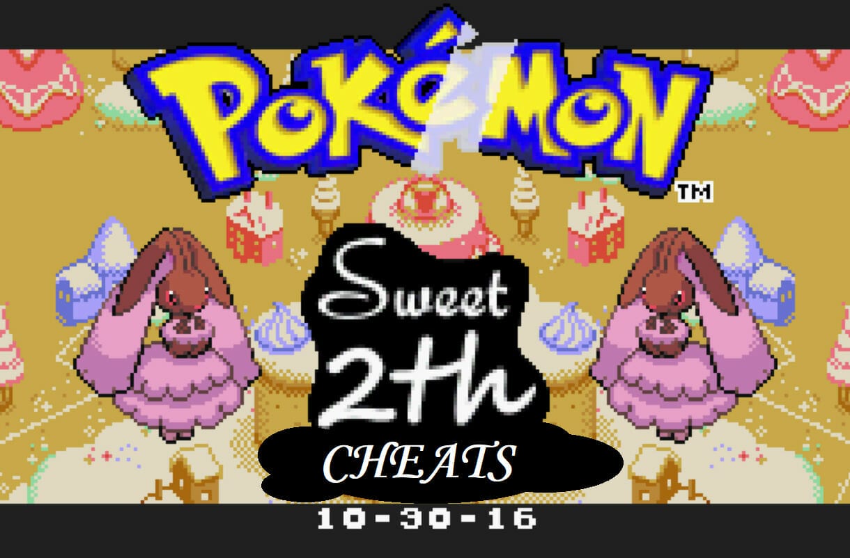 Pokemon Sweet 2th Cheats PokemonCoders