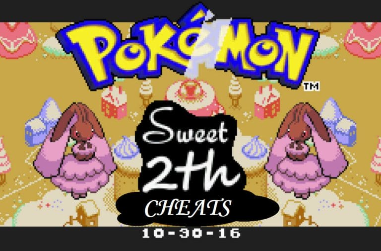 Pokemon sweet 2th cheats