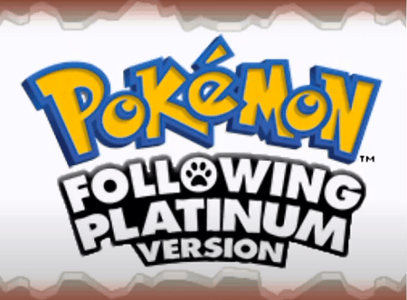 Pokemon following platinum