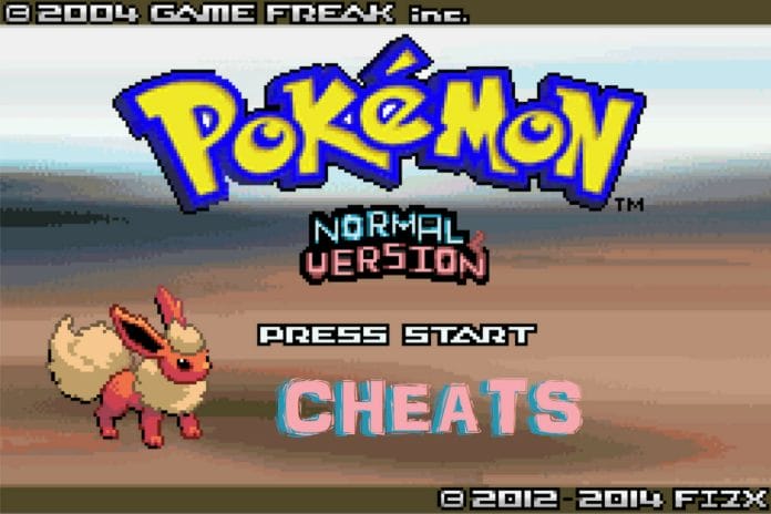 Pokemon normal version cheats