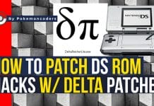Patch DS rom hack using Delta Patcher